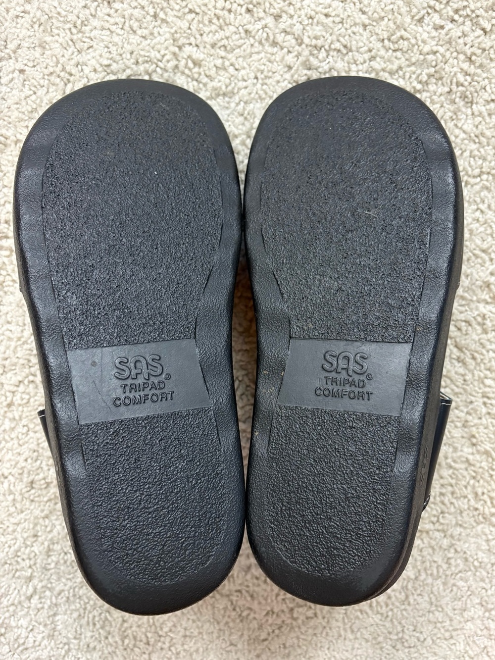 NEW! Women's SAS San Antonio Shoes CAPTIVA Black Leather T-STRAP Comfort SANDALS - Picture 7 of 7